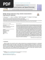 2020 - Bridge Damage Detection Using Rotation Measurements - Experimental Validation