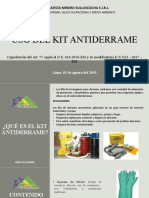 Uso Del Kit Antiderrame