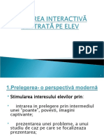 Predarea Interactiva - Exemple