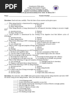 Health 7 Q4 Summative Test