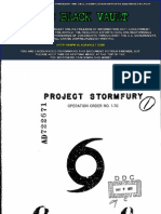 Project Stormfury - Operation Order No. 1-70