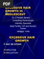 Excessive Hair Growth in Adolescent