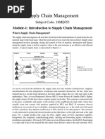 Supply Chain Module-1 Notes