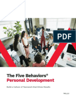 The Five Behaviors: Personal Development