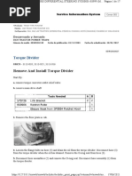 Remove and Install Torque Divider