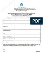 Creditors Registration Form