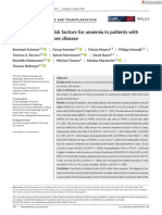 Prevalence of and Risk Factors For Anaemia in Patients With Advanced Chronic Liver Disease