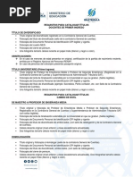 Requisitos para Catalogar Títulos 2021