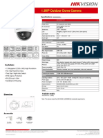 DS-2CD2112-I: 1.3MP Outdoor Dome Camera