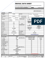 Personal Data Sheet: Jaradal Rogelio Montiano Name Extension (JR., SR)