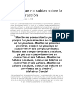 Cosas Que No Sabías Sobre La Ley de Atracción