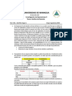 Problemas para Resolver de Teoria de Decisiones