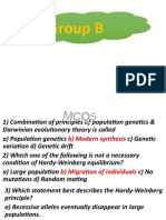 Evolution & Gene Frequencies