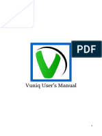 Vuniq User's Manual