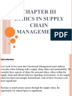 Ethics in Supply Chain Management