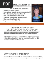 Gender Awareness Development Advocacy FINAL