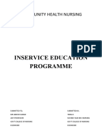 Inservice Education Programme: Community Health Nursing