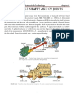 Drive Axle Shafts and CV Joints