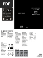 Mc402 Boost/ Overdrive: 92503004778 REVB