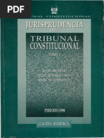 Jurisprudencia Del Tribunal Constitucional Tomo V (1998)