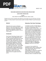 Twin Screw Subsurface and Surface Multiphase Pumps (Save Water / Reduce Sor)