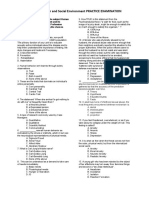 Hbse Practice Exam