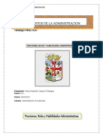 Funciones, Rol y Habilides Admi. Practico 1