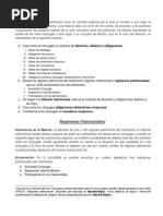 EfectosDelMatrimonio y RegimenesMatrimoniales (Resumen)