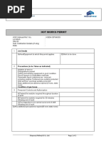 Hot Works Permit: HSE Manual Ref. No.: HSEM GF04039 Location: Site ID: Sub Contractor Details (If Any) : Date