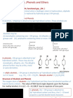 Alcohols and Phenols (ROH, Functional GRP - OH.)