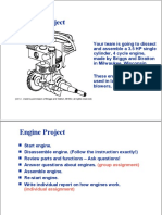 Engine Project: (Ref. 2, Used by Permission of Briggs and Statton, ©1992, All Rights Reserved)