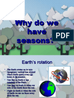 Why Do We Have Seasons?