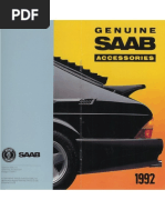 1992 Saab Accessories Catalog Ocr