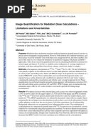 Radiation Dose Analysis