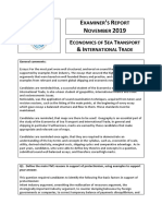 Nov 2019 Est Examiner's Report