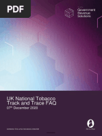 UK National Tobacco Track and Trace FAQ