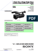 HVR-Z5C/Z5E/Z5J/Z5N/Z5P/Z5U: Service Manual