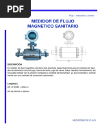 FS Flujometro Magnetico Sanitario