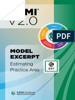 CMMI v.2 0 Model Excerpt Estimating Practice Area Models