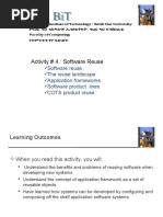 Activity # 4: Software Reuse