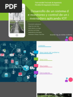 Desarrollo de Un Sistema D e Monitoreo y Control de Un I Nvernadero Aplicando IOT