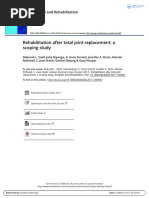 Rehabilitation After Total Joint Replacement: A Scoping Study