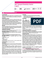 Lyphochek Assayed Chemistry Control Levels 1 and 2