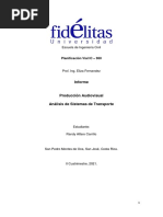 Informe Sistema de Transporte