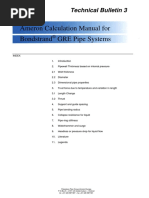 Ameron Calculation Manual For Bondstrand GRE Pipe Systems: Technical Bulletin 3