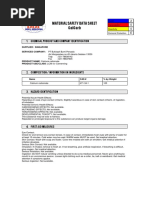 Material Safety Data Sheet Calcarb: 1. Chemical Product and Company Identification