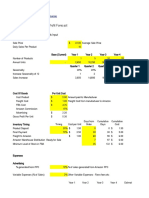 Amazon 4 Year Profit Cashflow Model - LLC Version