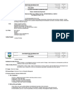 Documented Information Syllabus: Document Type: ISO 9001:2015 Document Code Revision No. Document Title: Effective Date