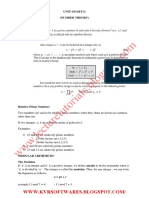 UNIT-3 (PART-I) (Number Theory) Prime Numbers: A QN + R