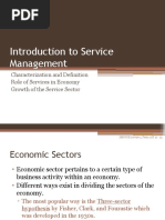 Introduction To Service Management